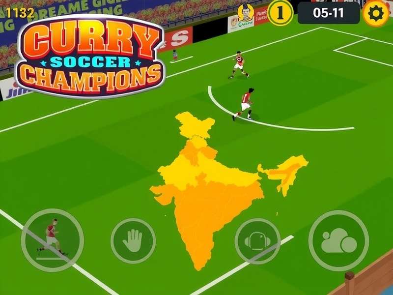Curry Soccer Champions popularity map in India